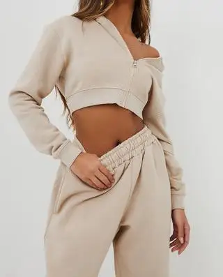Women Clothing Custom Sweatsuit Tracksuit Set Ladies Cotton Jogger Sets Women's Clothing Tracksuits for Women