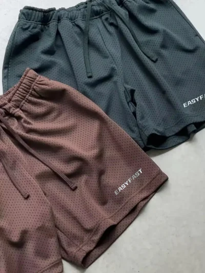 Wholesale Mesh Shorts Plus Size Polyester Blank Men's Basketball Mesh Shorts  Casual 100% Polyester Gym Shorts Pant With Pocket