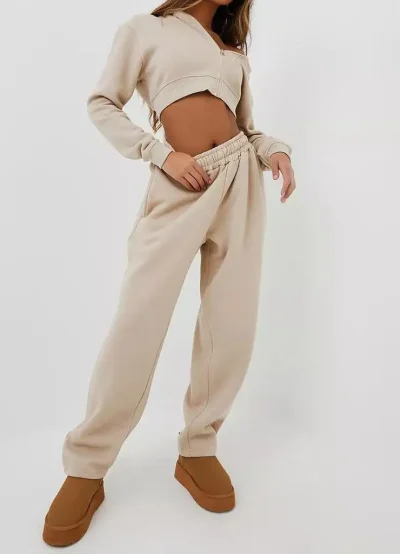 Women Clothing Custom Sweatsuit Tracksuit Set Ladies Cotton Jogger Sets Women's Clothing Tracksuits for Women