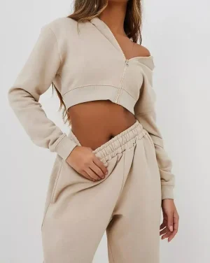 Women Clothing Custom Sweatsuit Tracksuit Set Ladies Cotton Jogger Sets Women's Clothing Tracksuits for Women