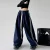 Spring and Autumn Trendy Hip-Hop Sports Pants for Women Mid Waist Flat Front Loose Straight Cargo Wide-Leg Casual Pants