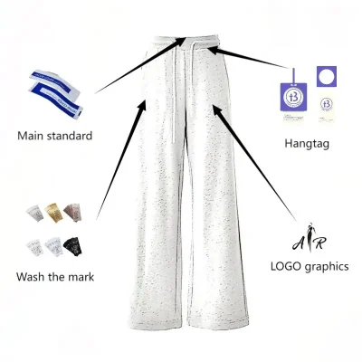 Women's High Waist Breathable Hip Hop Sports Pants-American Street Style Versatile Loose Wide Leg Casual Pants for Winter XL