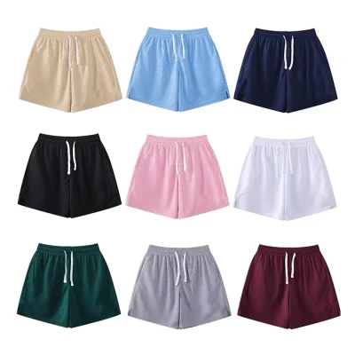 American Street Style Breathable Quick Drying Mesh Men's Shorts for Basketball Running Jogging